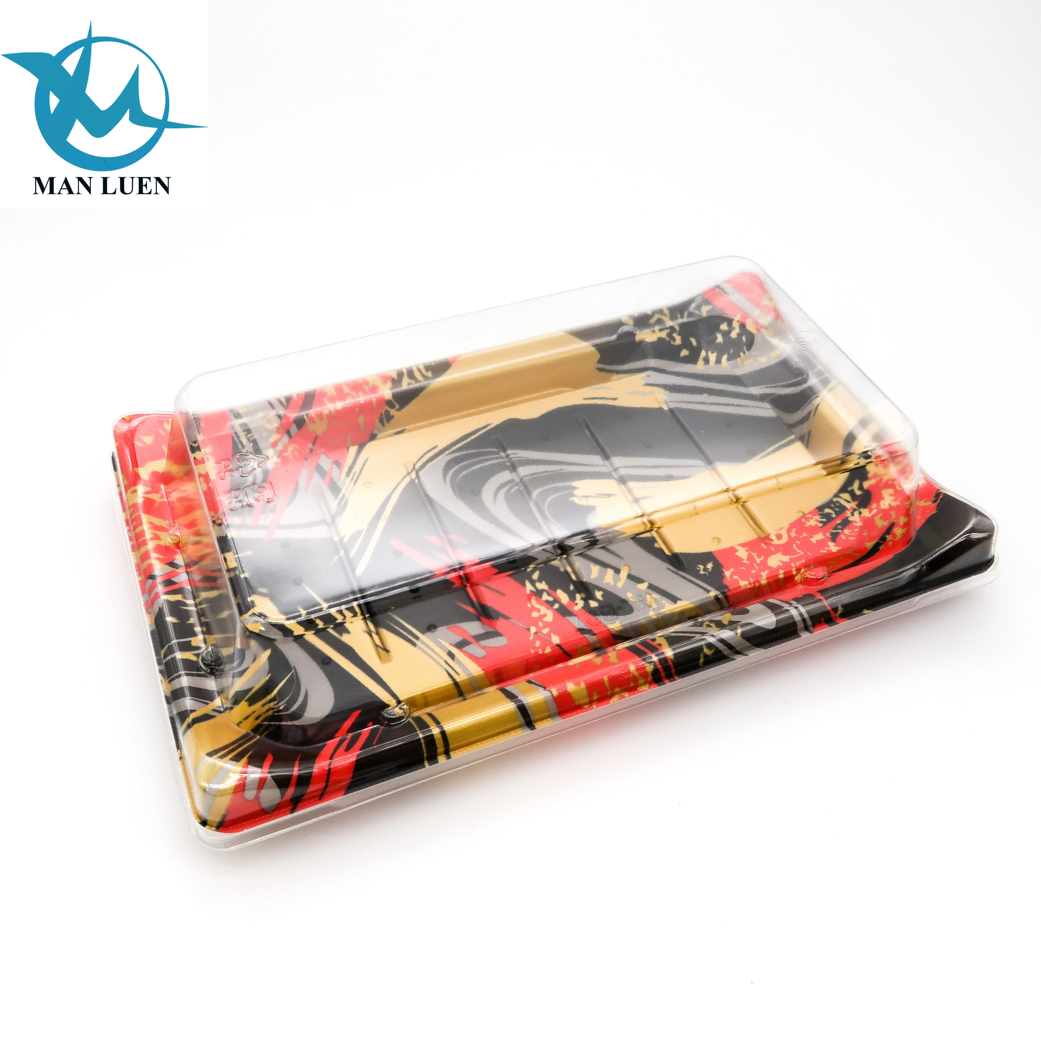 Disposable Plastic Sushi tray with Lid