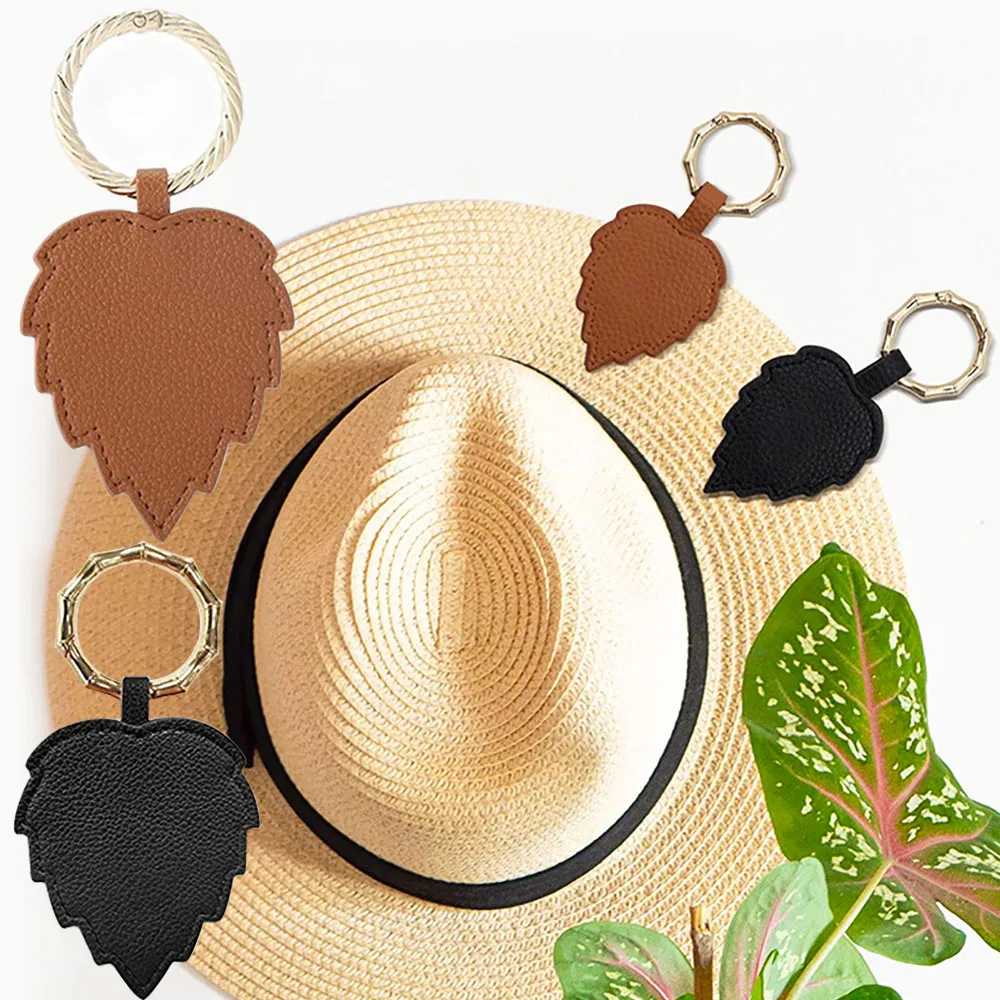 PU Magnetic Hat Clip for Travel, Stylish Hands-Free Bag, Purse, Luggage, and Backpack Clip-On Holder for Sun and Wide Brim Hats