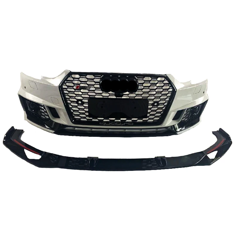 High quality RS3 Body Kits for Audi A4 Upgrade RS4 Style Front Bumper with Honeycomb Grill 2017-19
