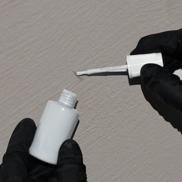 Low MOQ (2 Carton) 20ml Touch up paint bottle with Brushes,Car paint Refinish Repair pen bottle,with brush and mixing ball