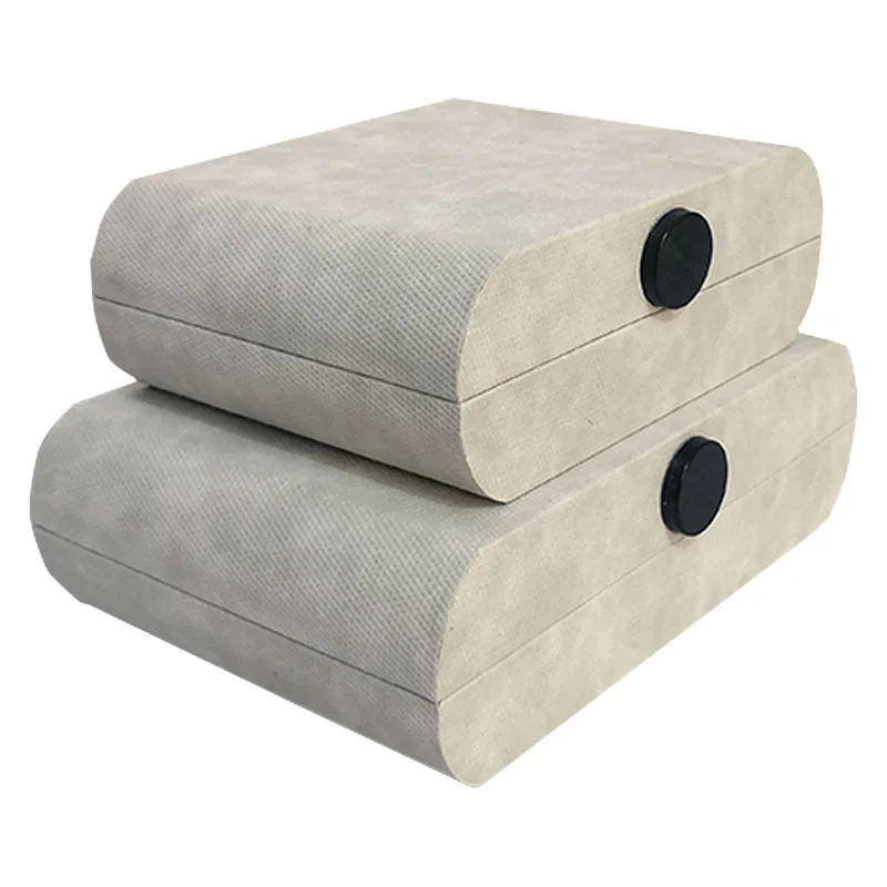 Luxury Leather Jewelry Box Luxury Earring Bracelet Necklace Ring Watch Box Packaging PU Leather Decorative Box