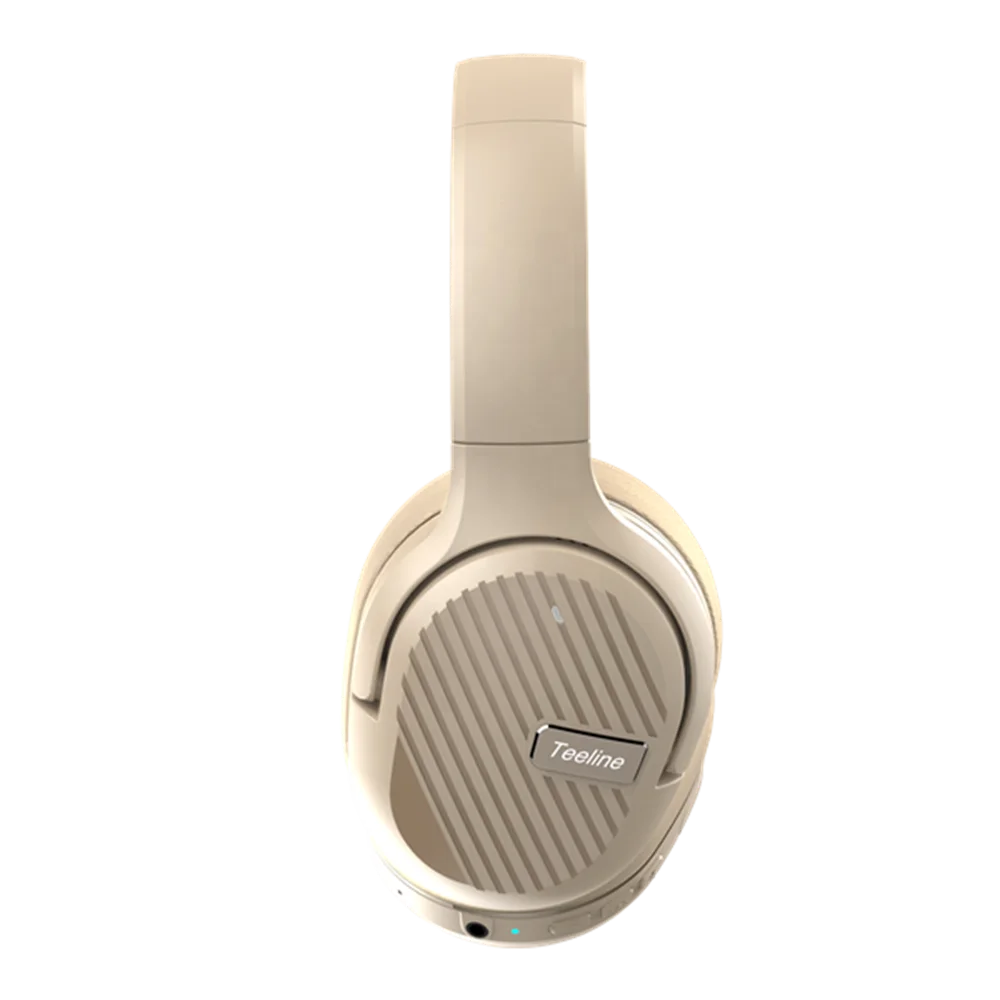 Wireless headphones Over the ear headsets  Hybrid Active Noise Cancelling headphones QCC3034 Chipset  50Hs playback