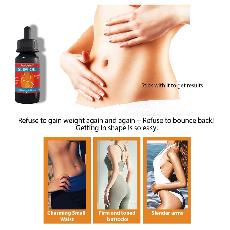 7 Days Anti Cellulite Body Slimming Massage Oil Fat Burning Slim Oil Body Essential Oil With No Side Effects