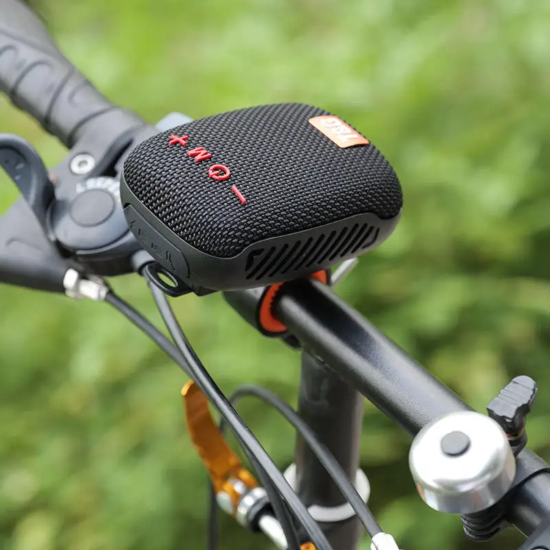 Portable Outdoor Bicycle TG392 Portable BT Speaker Wireless Mini Bass FM Radio Soundbar Wind3 Riding Music Play Loud speaker