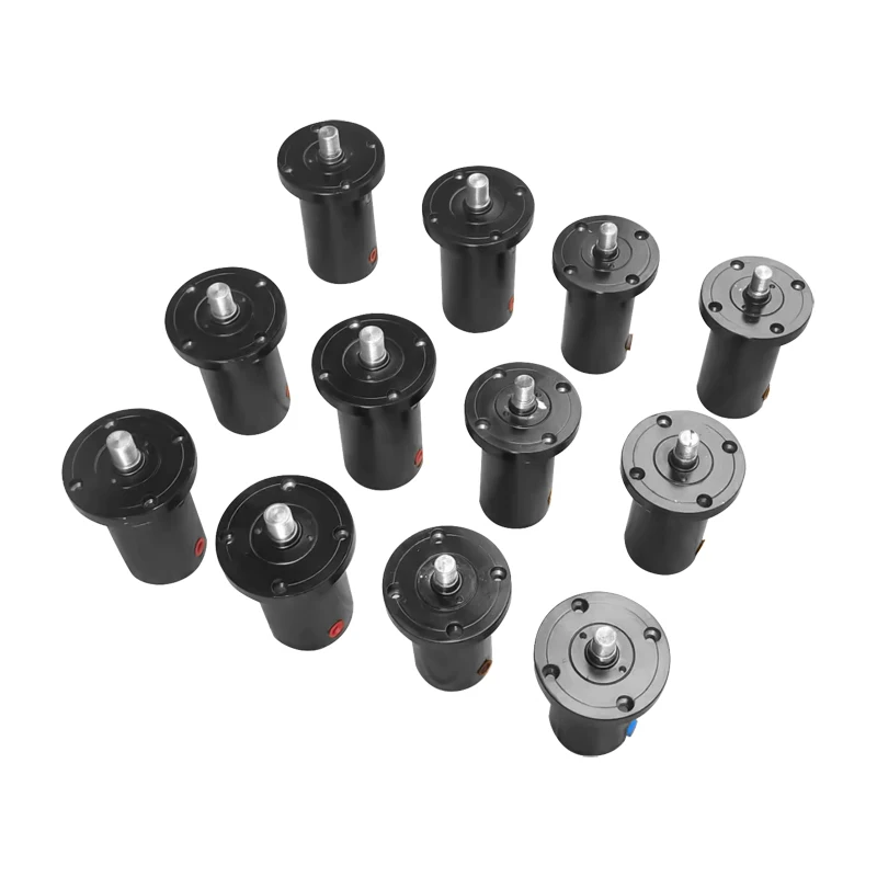 HSG series cheap long stroke double acting hydraulic cylinders with pin flange mounting