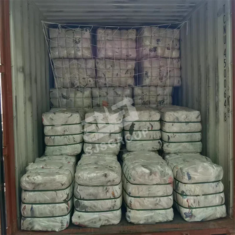 IMPA 232906 Absorb Water Printed White Clean Rag cutting used clothes Cleaning Rags White T Shirt rags