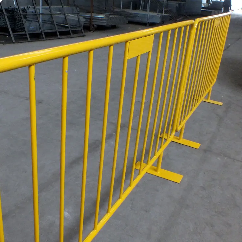 Road crowd control barrier /concert /events orange / white / black barricades / metal portable safety fencing