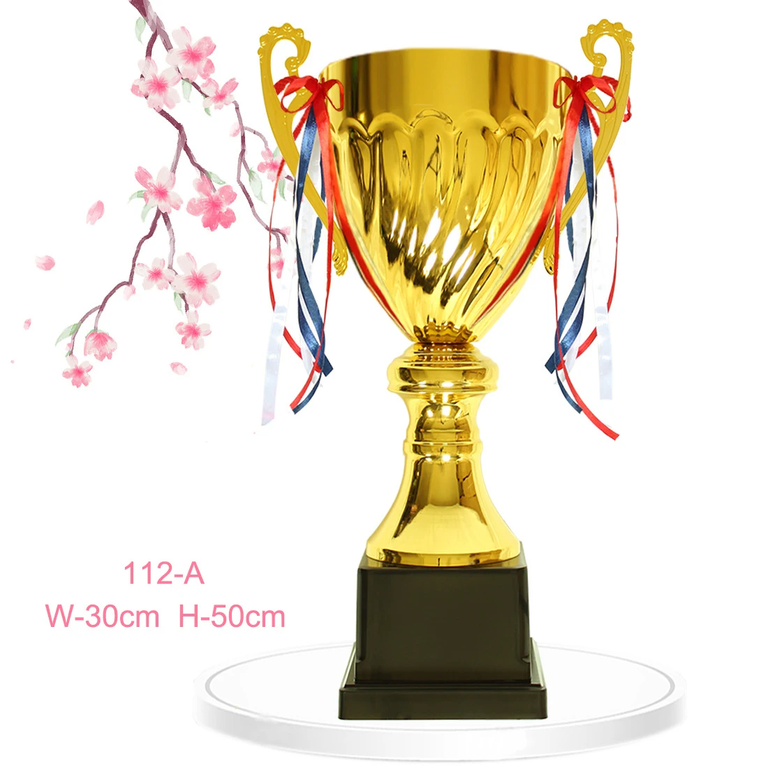 Metal large gold Silver bronze Trophy custom Plastic base football basketball swimming sports award metal trophy