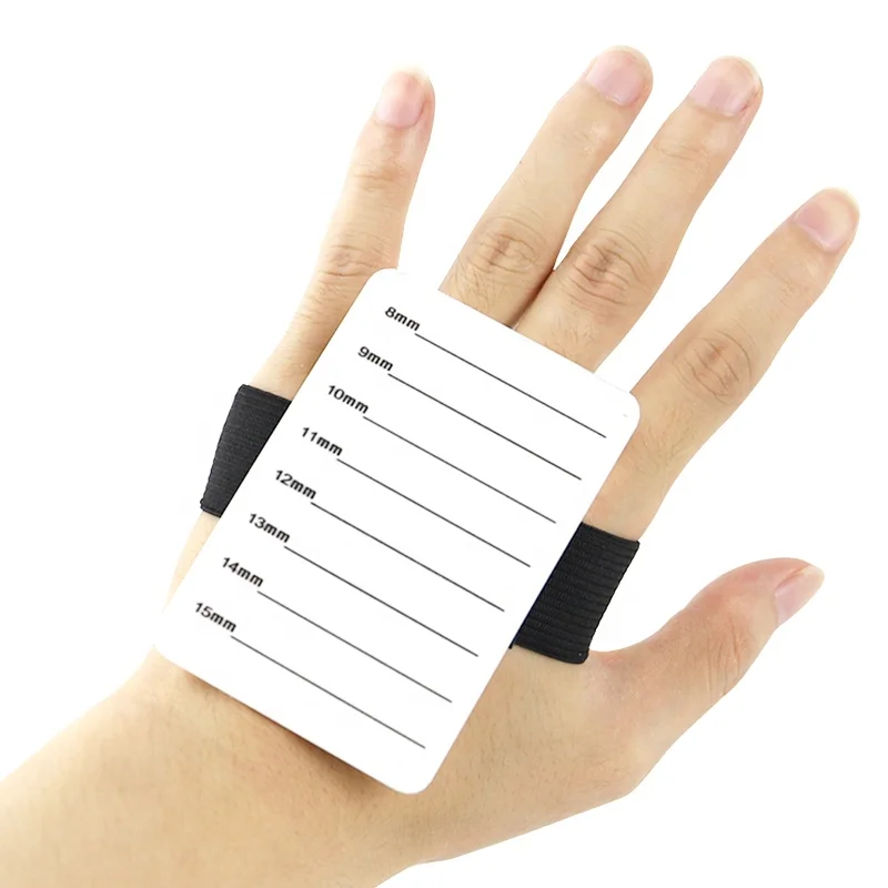 Eyelashes Extension Pallet Tools Eyelash Makeup Supplies Tray Strip Stand False Eyelash Hand Plate Lashes Holder Hand Strap
