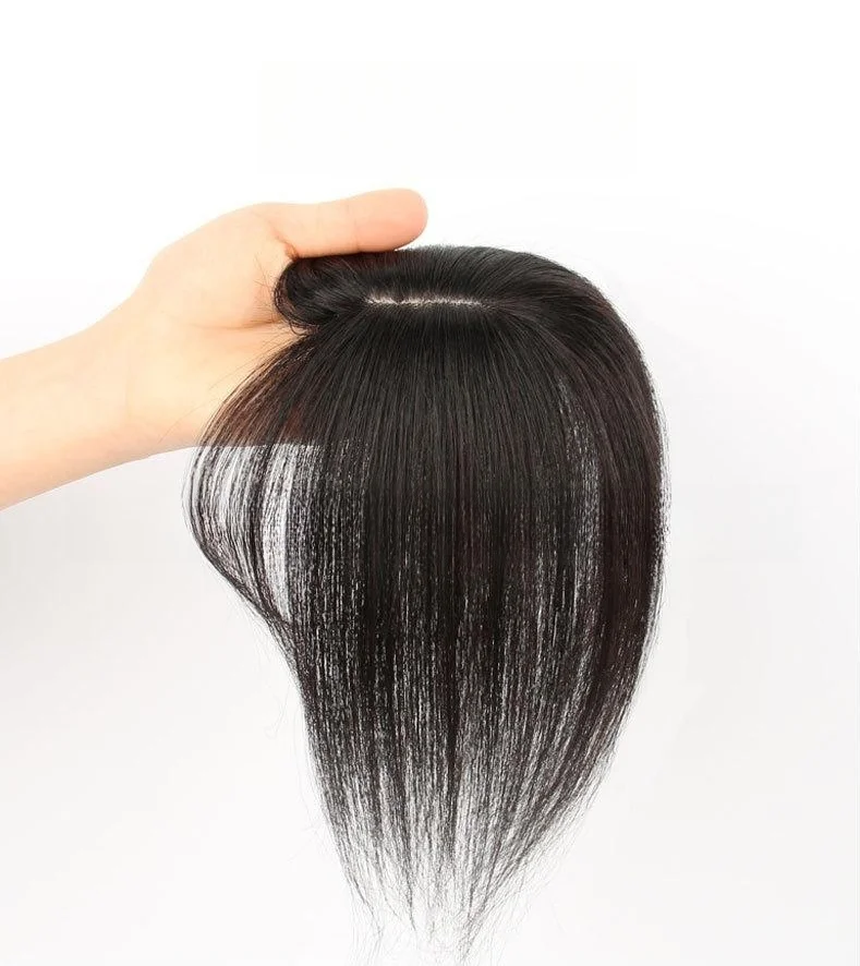 Large Stock Popular Colored Bangs Fringe Clip In Bangs 100% Human Hair  Injection Knot Clip In Hair Bangs Toppers