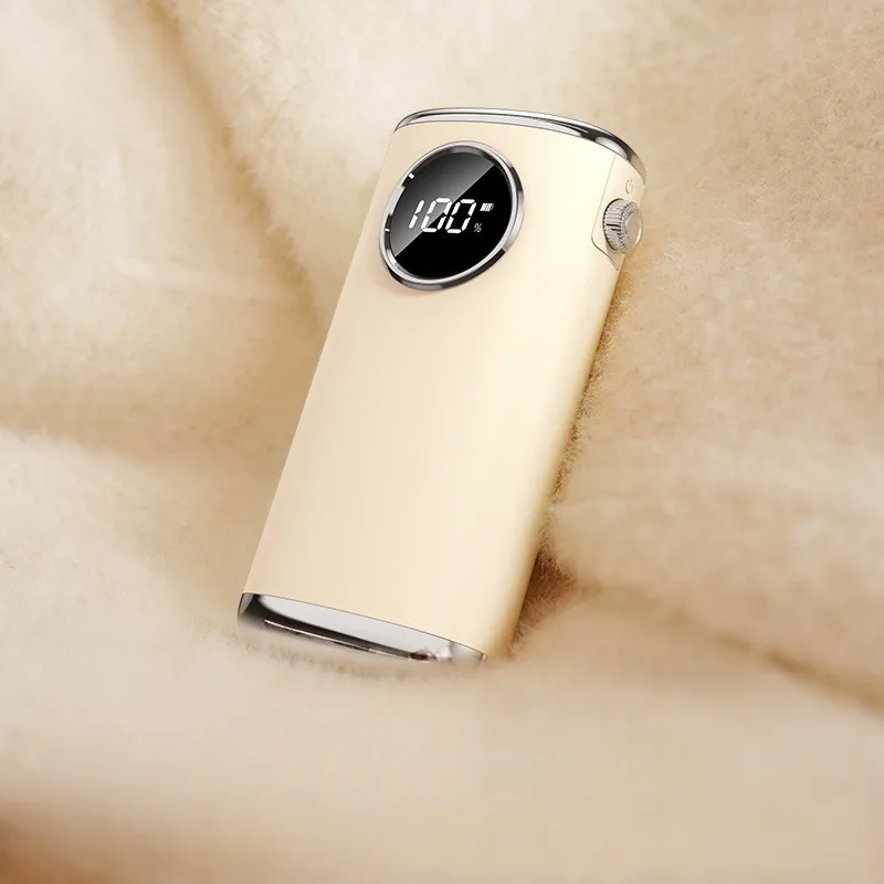 2024 Electric Cute Handwarmer Power Bank Mini Reusable Pocket Portable USB Rechargeable Hand Warmer for Women Men