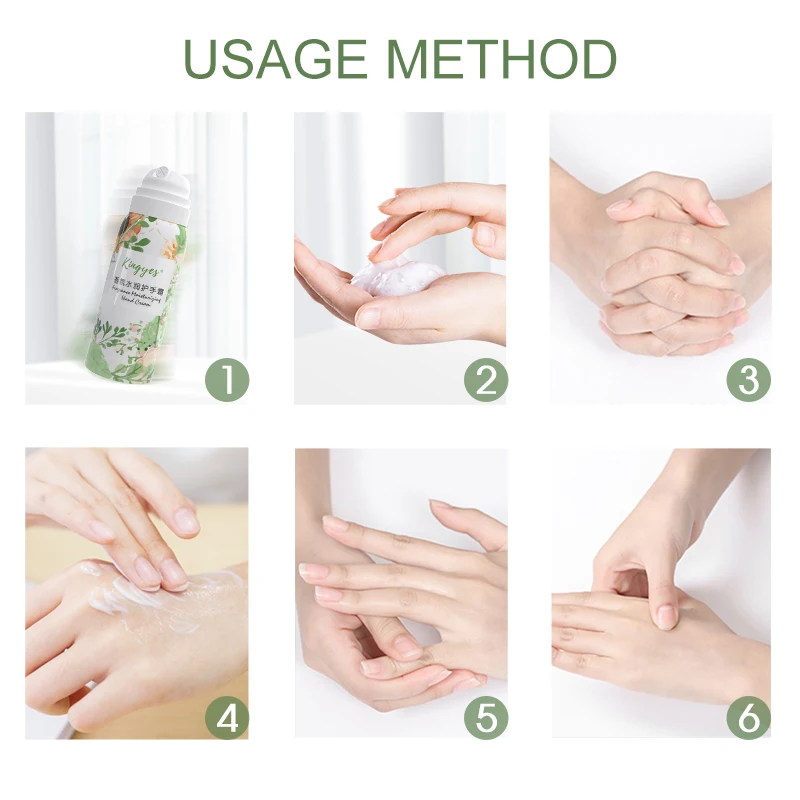 Wholesale High Quality Moisturizing Hand Cream Private Label Organic Hand Cream Airy Refreshing Mini Hand Cream