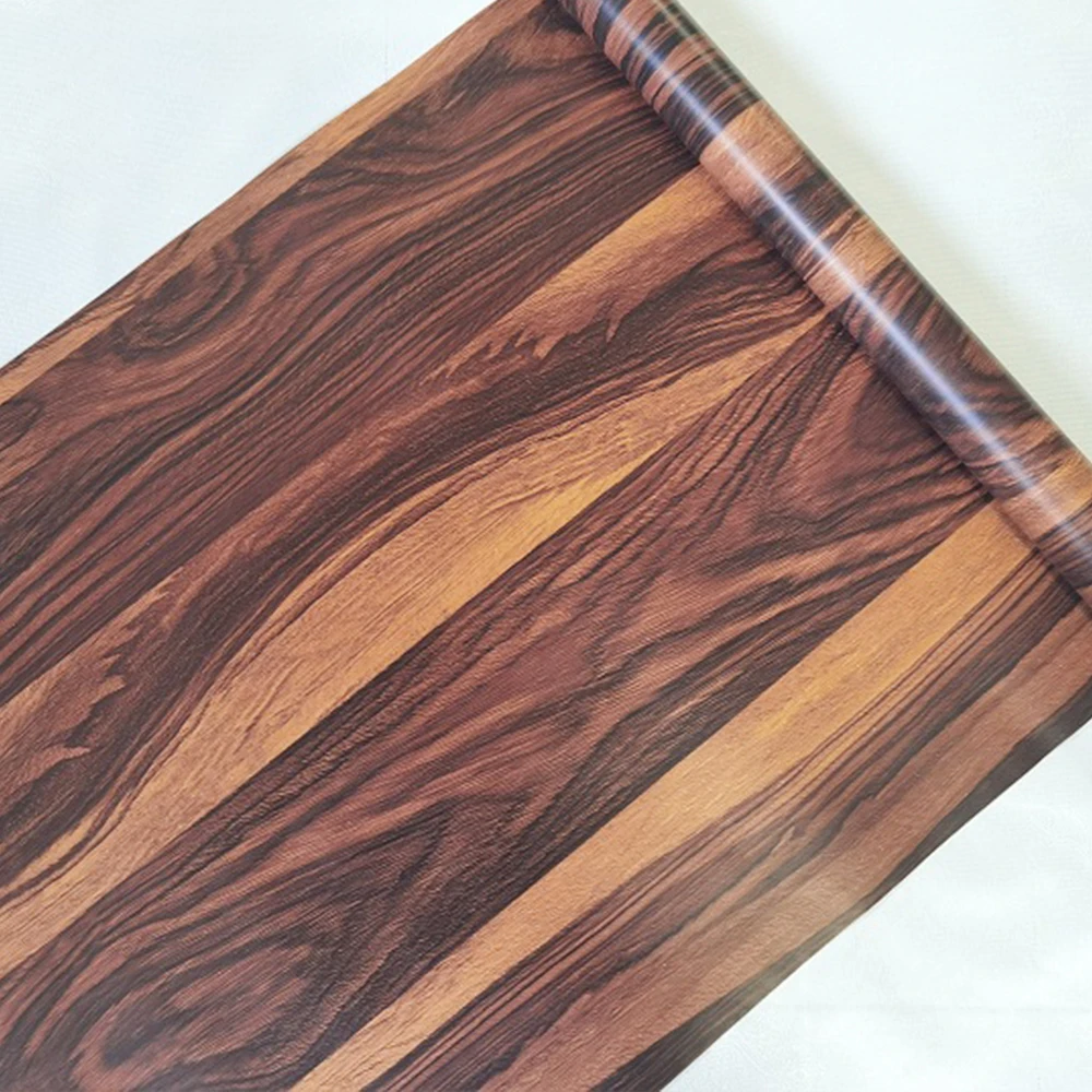 3d pvc self adhesive natural grain wood color effect texture design wallpaper