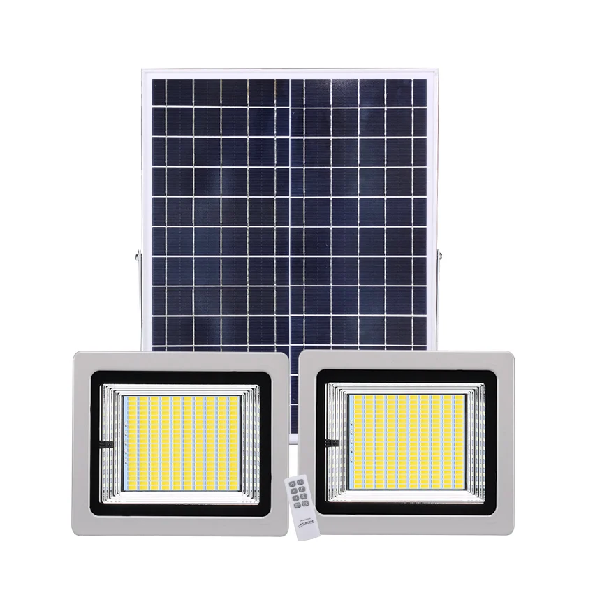 Wired Solar Flood Light Outdoor Split Motion Sensor Wall Light IP66 Waterproof Solar Power Lamp With Adjustable Panel