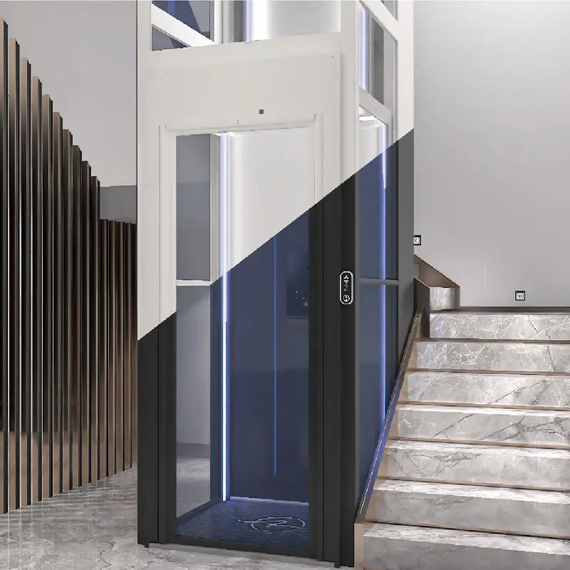 High Quality Customized 2-4 Floor Mini Elevator Lift For Home Use, 200 Kg, 320 Kg Villa Lift Home Elevators
