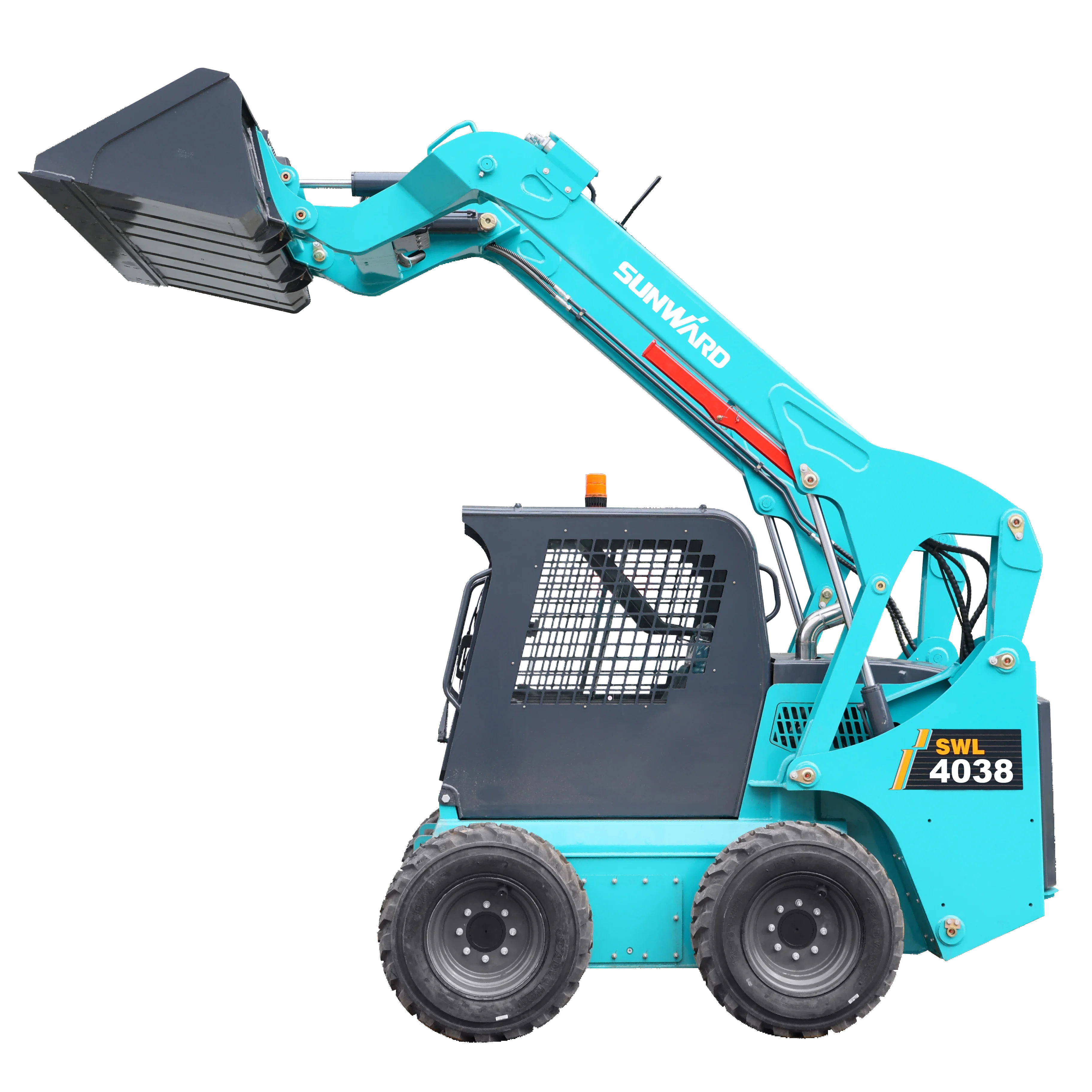 SUNWARD SWL4038 новый дизайнерский заказ погрузчик с бортовым поворотом небольшой роликовый мини-погрузчик