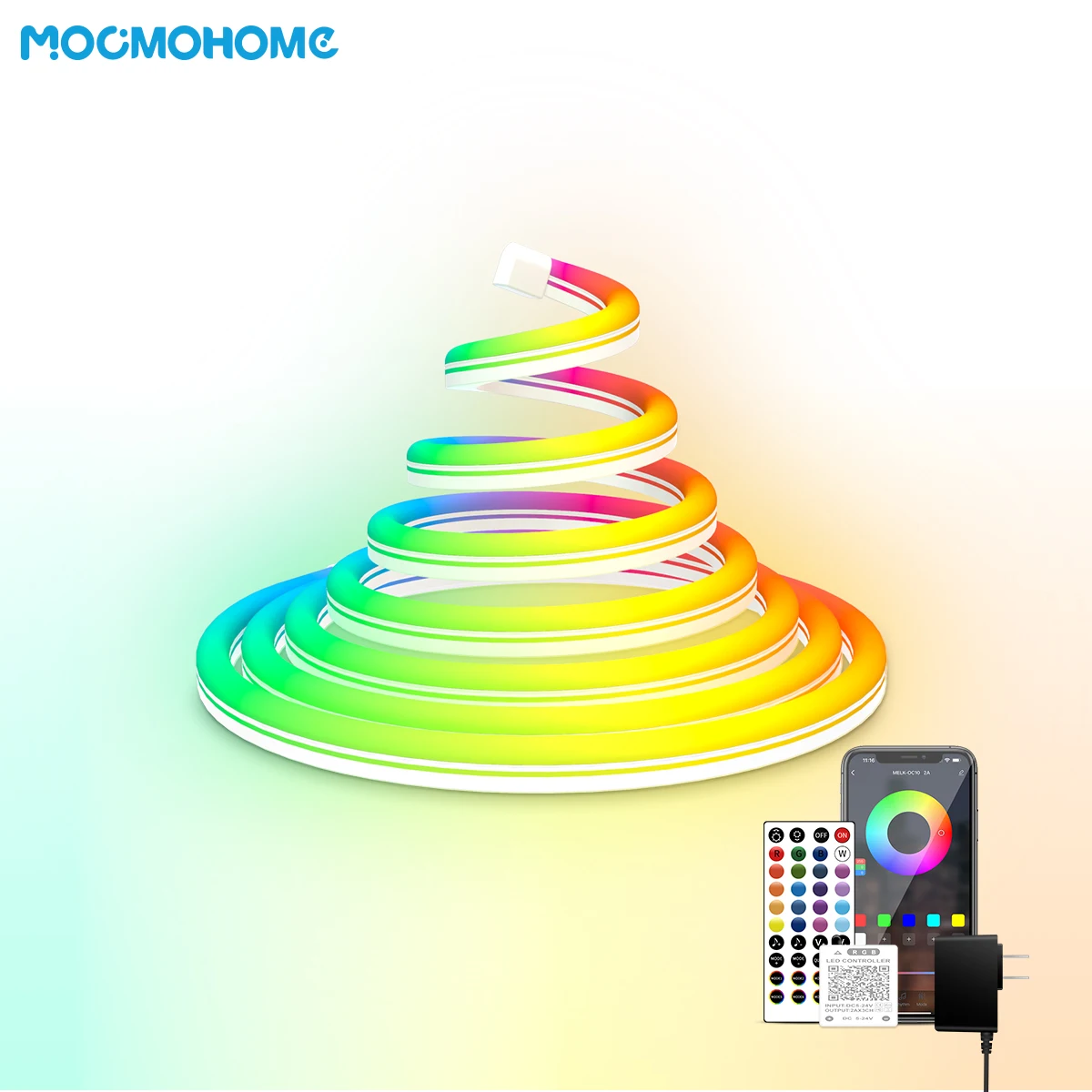 Bluetooth мобильное приложение ослепляющий цвет RGB 5 м с пультом дистанционного управления музыкой 24 В 72 светодиодов/м 5050 12 неоновые светодиодные гибкие полосы