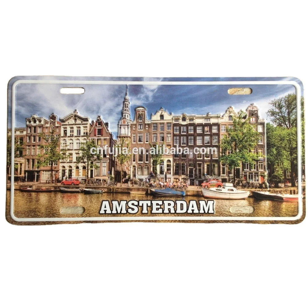 Декор из Гваделупы, металлический алюминиевый тисненый номерной знак, металлический номерной знак