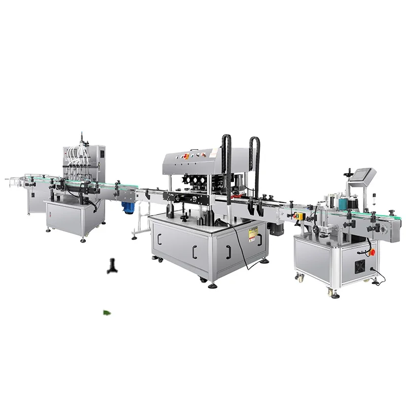 Automatic Production Line Injection Ampoule Bottle Unscrambler Feeding Filling Capping Labeling Machine