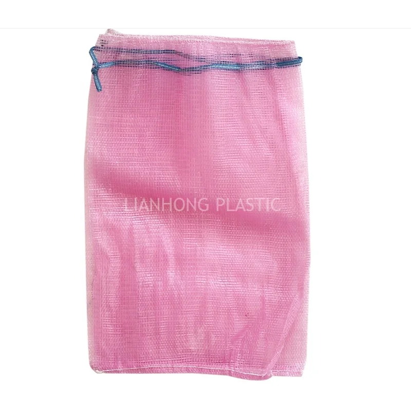 Vegetable packaging Mesh net bag onion potato 25kg 30kg 50kg mesh bags for vegetables