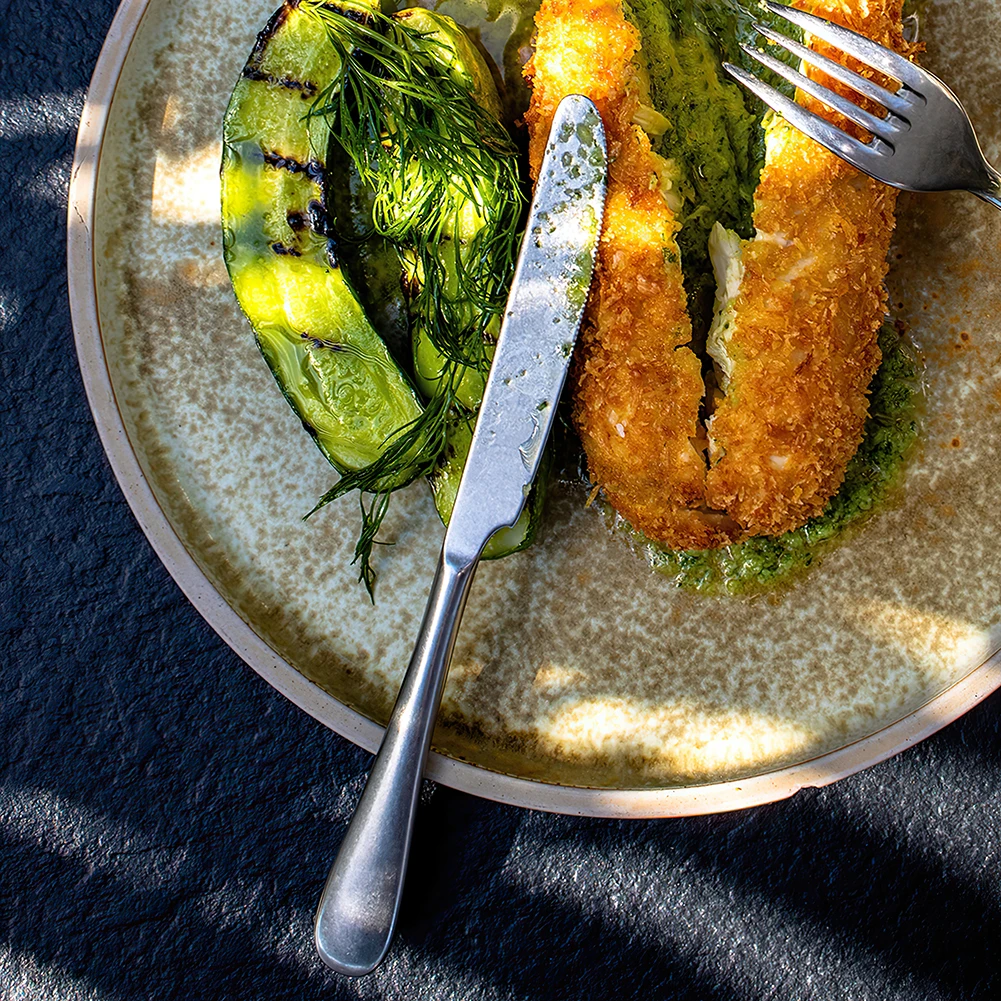 AOOSY Metal Kitchen Cutlery Sets Contemporary Flatware Sets Stainless Steel Knife, Fork and Spoon Silverware Utensils