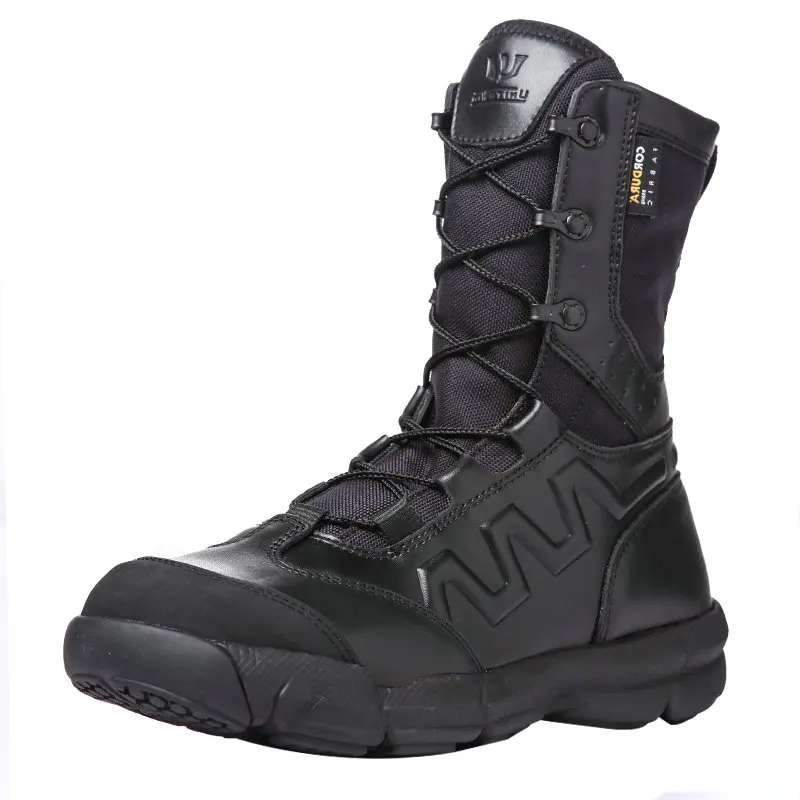 Hiking Shoes Men Military Tactical leather Duty Work Outdoor Sport Trekking Boots Waterproof Climbing Shoes Sneakers Women trek