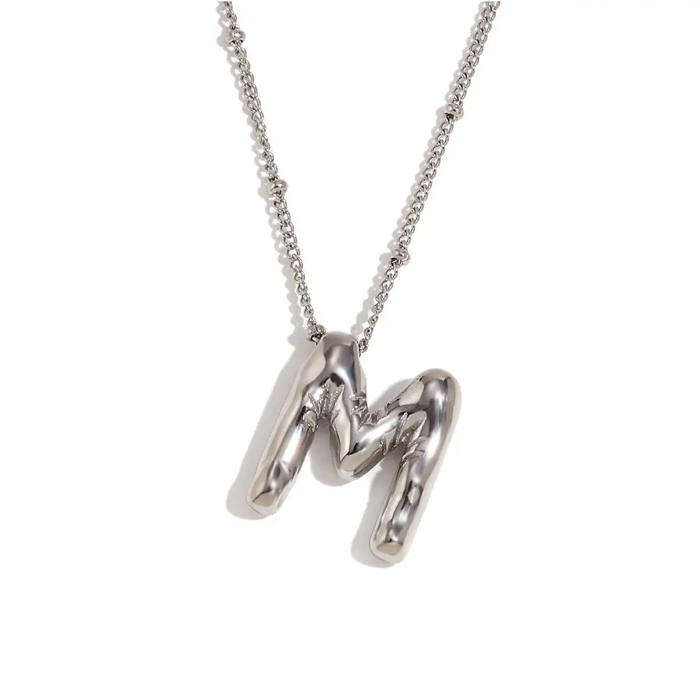 Heart Pendant Necklace Crystal Choker Bead With Letter Pearl Zircon Men Beaded Natural Moissanite Stone Set Maori Toki Pendant