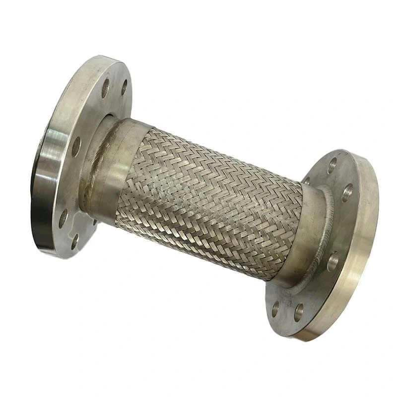 High quality 25mm 30mm stainless steel wire braided connector flexible metal hose pipe in kg