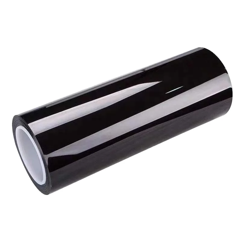 Car protection TPU material Body Stickers CR brand black flexible headlight decorative film