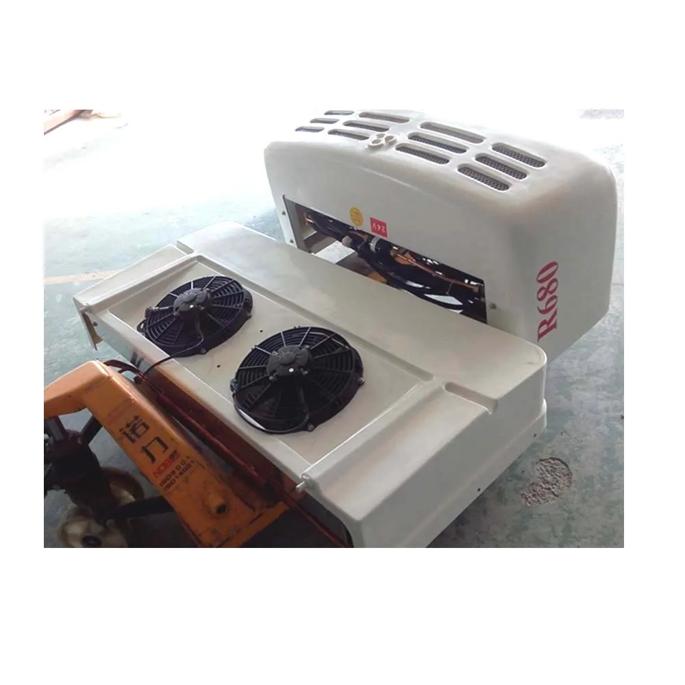 Front mount truck transport refrigeration cooling unit