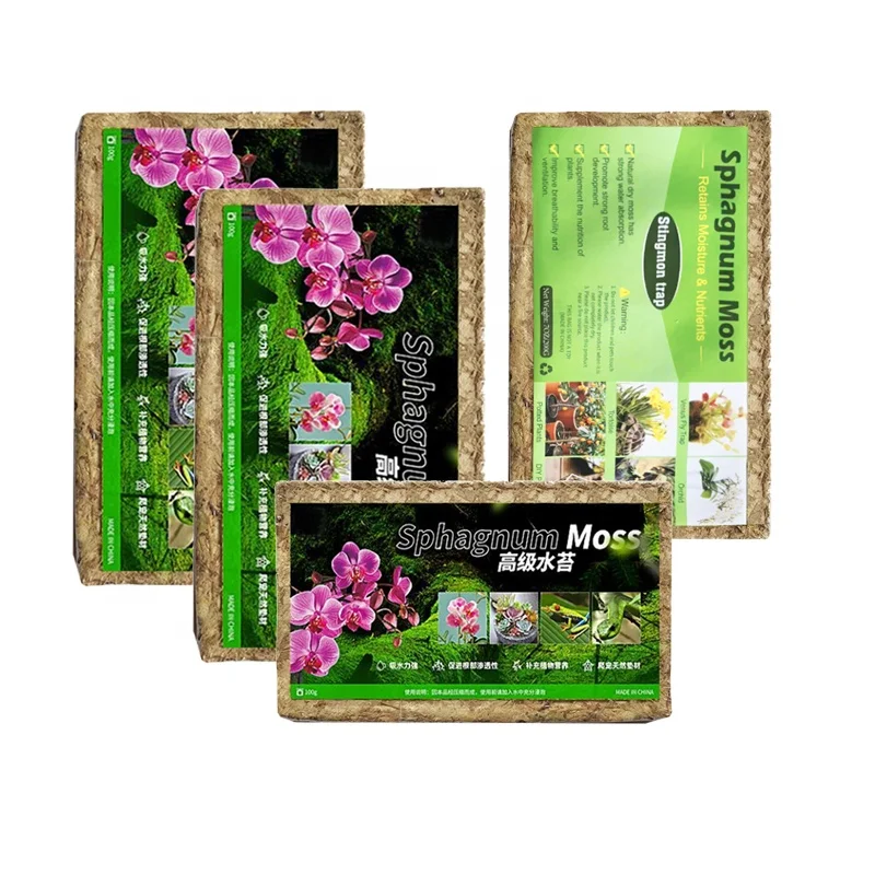 High-Quality Sphagnum Moss Natural Eco-Friendly Dried Moss for reptile plants