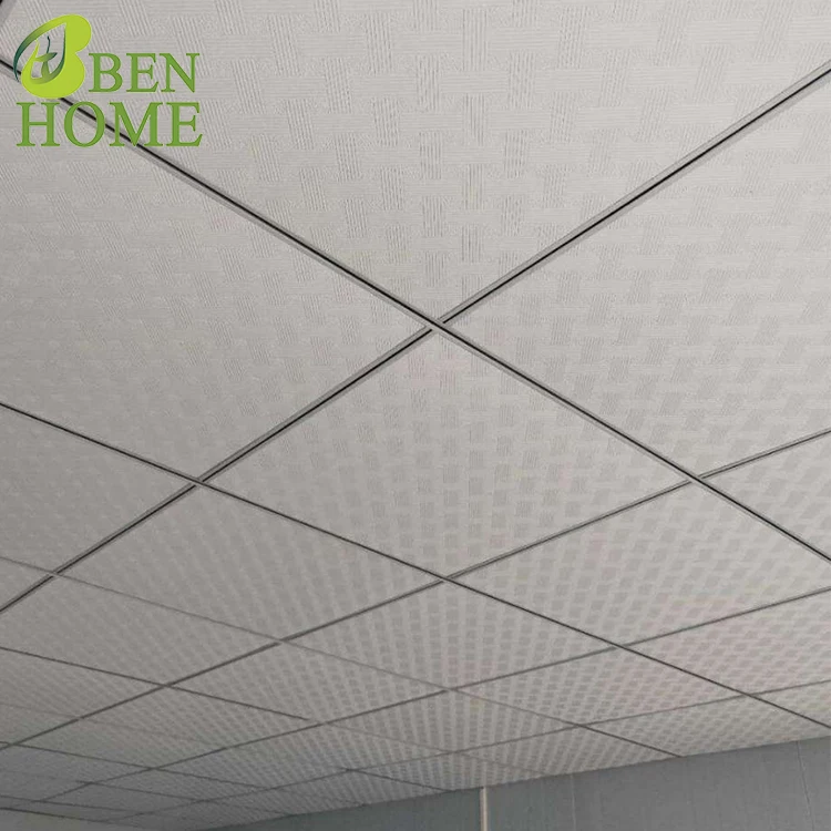 Vinyl Ceiling Sheets Artistic Panel PVC Faced Gypsum Board