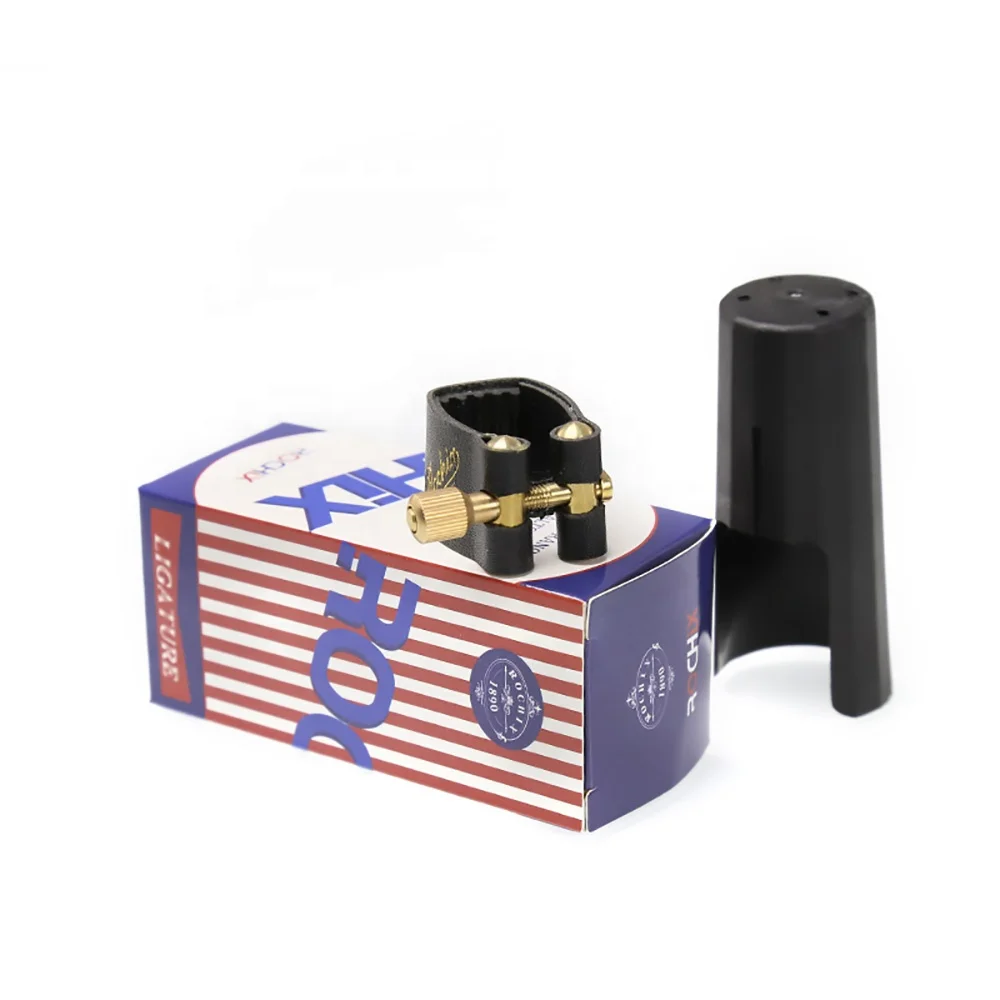 Rochix Leather Ligature for Soprano Saxophone Sax