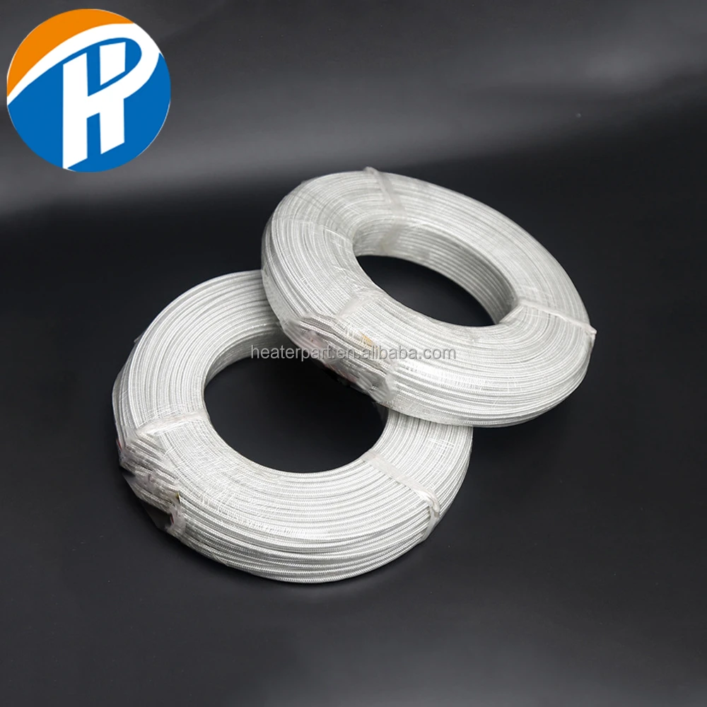 Chinese Manufacturer braided pure nickel Cable 500C 600C 800C Textile polyester braided copper Wires