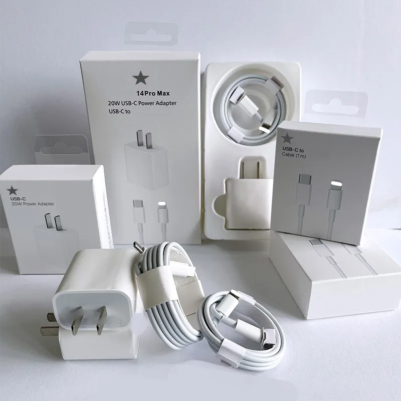Original wholesale Type C PD 20w fast charger for Apple Fast 20W PD charger for iphone 14 USB-C 20W power adapter QC3.0 charger