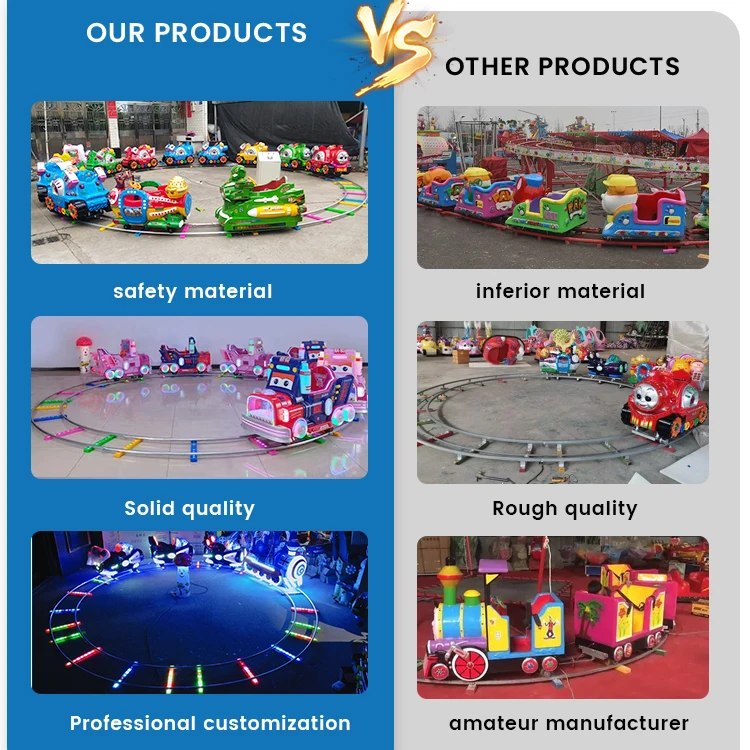 Good Factory Direct Price Hot Selling Amusement Park Rides Good Electric Track Train Ride For Sale
