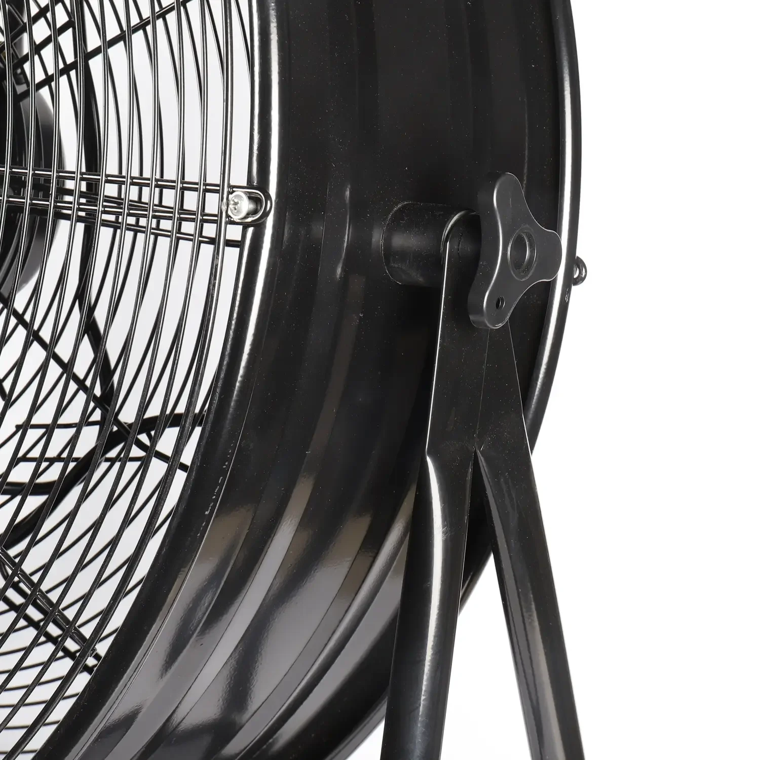 Professional Manufacturer Energy Saving Industrial Fan 24 Inch Strong Wind Black Ventilation Fans