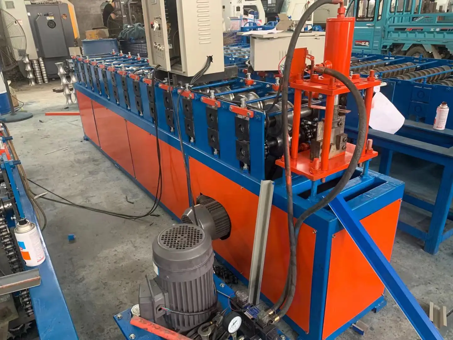 omega purlin making machine