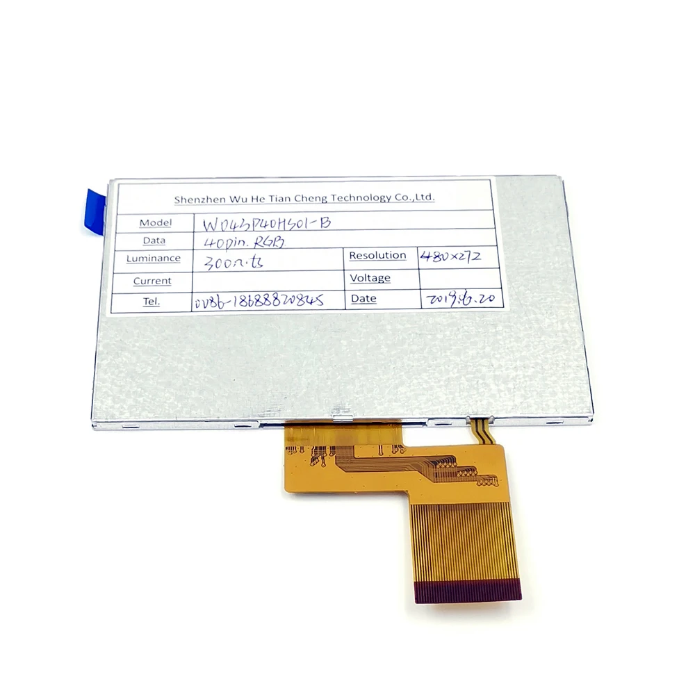  Самая низкая цена экран для поздравительной брошюры 4 3 дюймового tft lcd