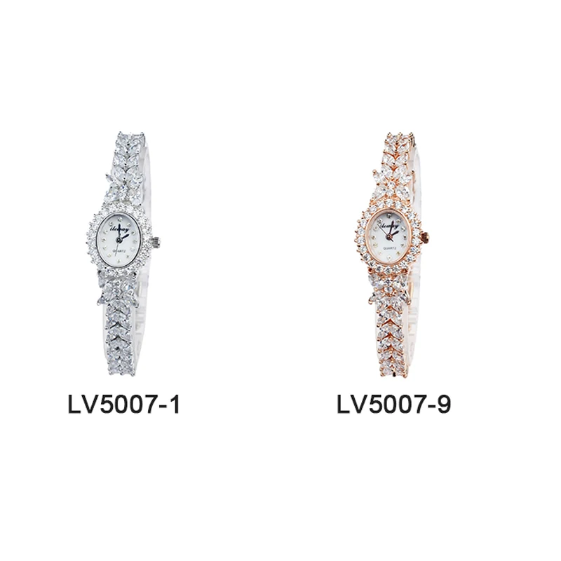 Diamond Ladies Charm Luxury Ileway Long Bracelet Luxury Brass Quartz Movt Fashion Women Watch