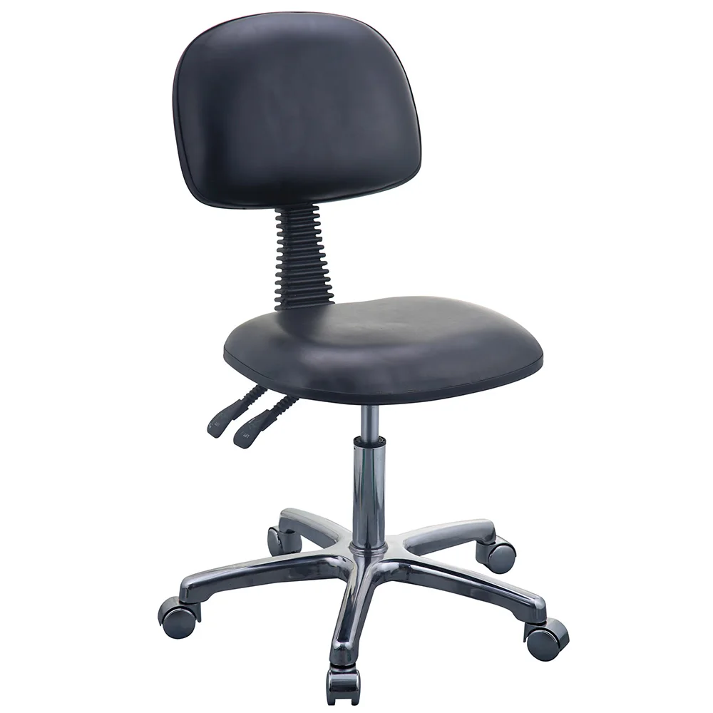 ESDELES Adjustable Industrial Office Pu Foam esd fabric chair Stool Anti-static Lab Chair Antistatic Cleanroom Safe Esd Chair