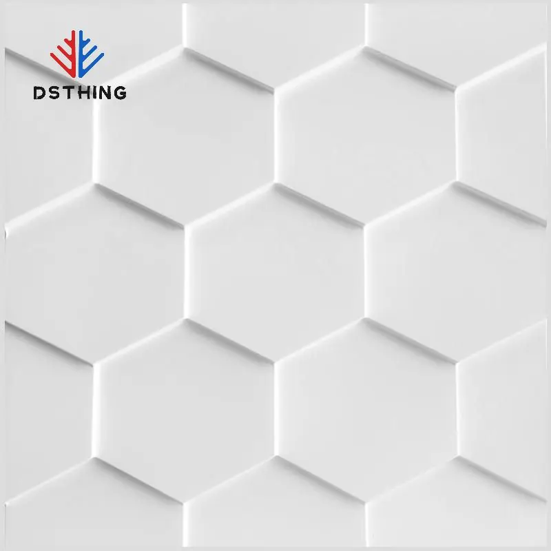 Hotel 3d Wallpaper Home Decoration Self Adhesive Emboss Pvc Wall Panels Interior Stickers Relief Wall Tile Waterproof Coating