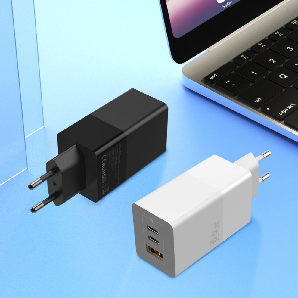 2021 новые методы трансплантированных 65 Вт AC100-240V 50/60Hz 1.6A Max Ган взимать плату за Pad мобильные чехол для телефона