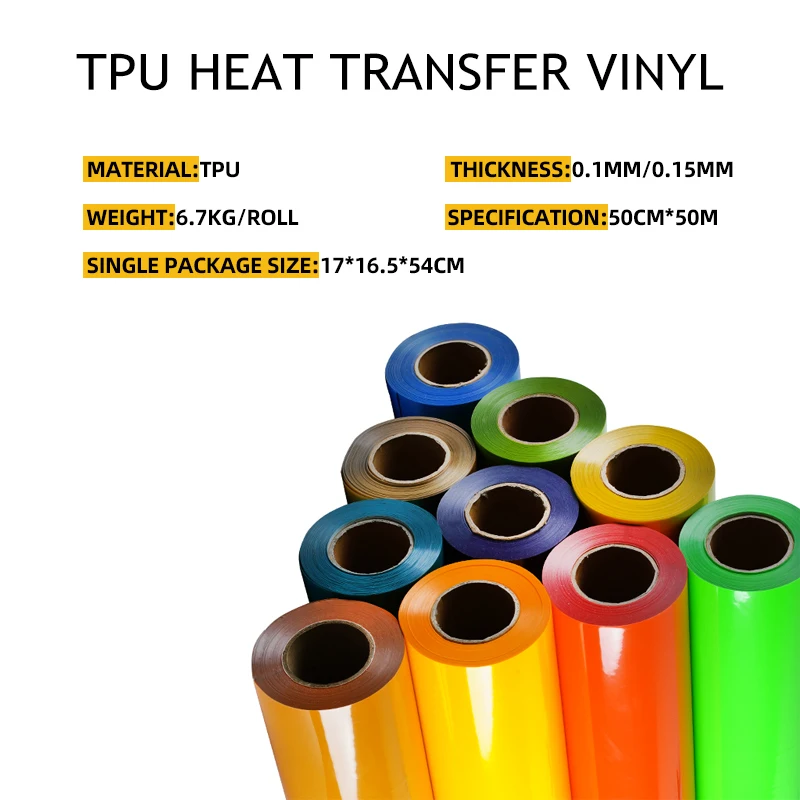 0.01$ Free Sample Hot Peel Cricut Iron OnTPU  Vinyl Heat Transfer Film