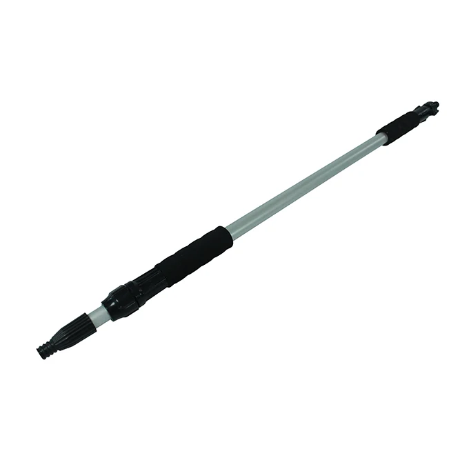 Two Sections Adjustable Extendable Telescopic Aluminum Pole For Cleaning Products