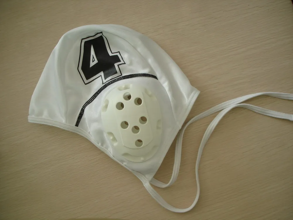 
Adult water polo caps team set with numbers print on two faces,individual waterpolo caps with soft earlids 