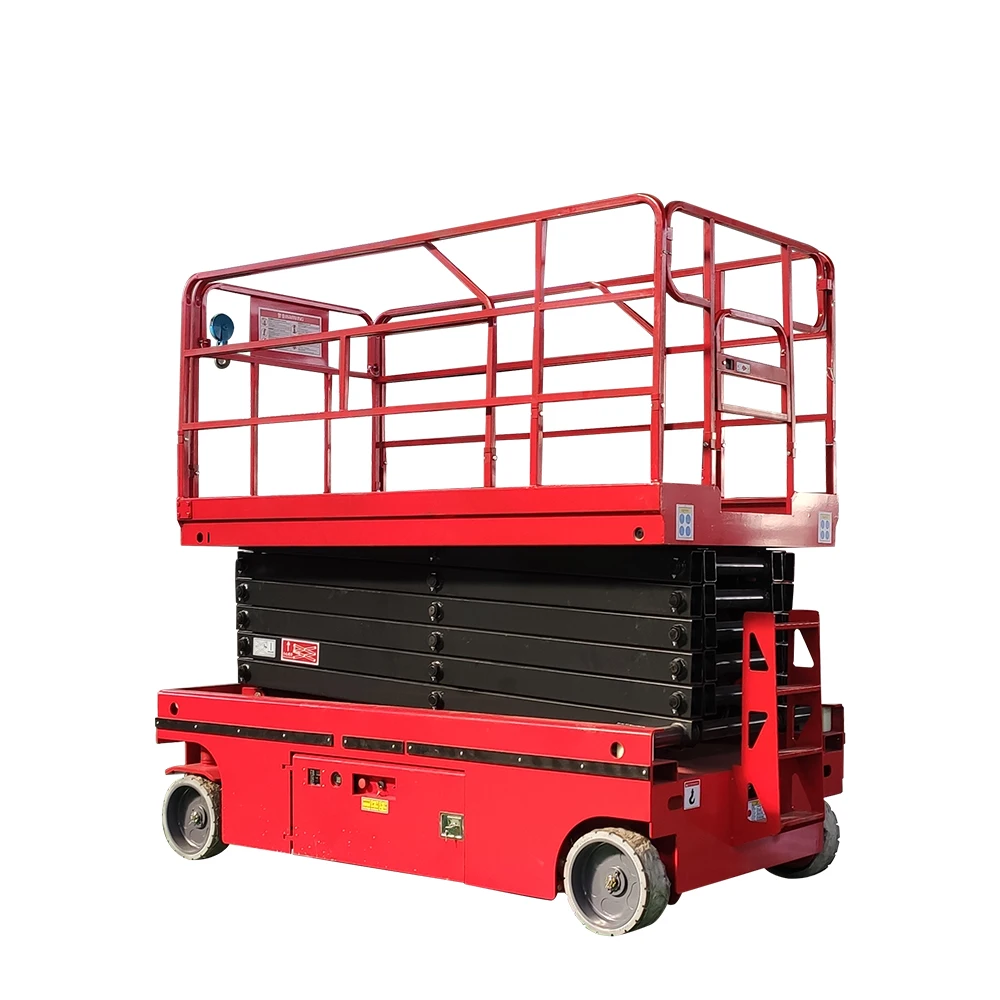 Ce Iso 14m Self Propelled Hydraulic Full Electric Scissor Lift Aerial Work Platform