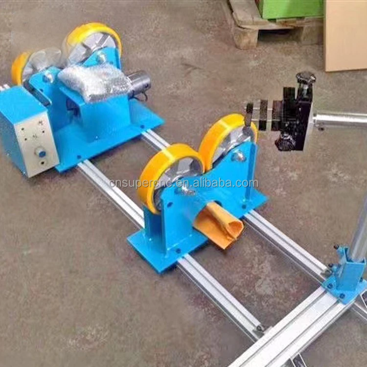 Supercnc 1 Ton Arm Automatic Pipe Roller Rotating Table Welding Rotator