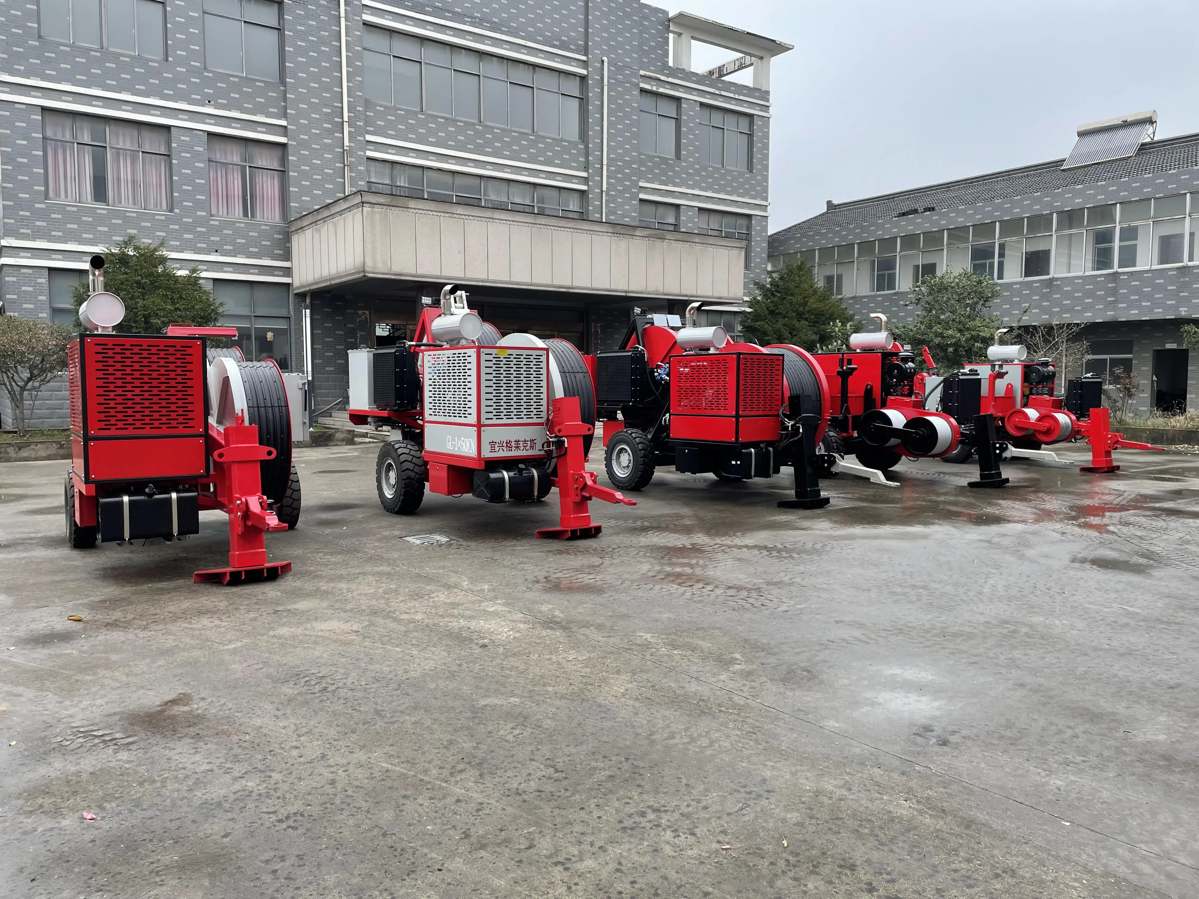 GS40 pull 30KN hydraulic puller machine for cable transmission line