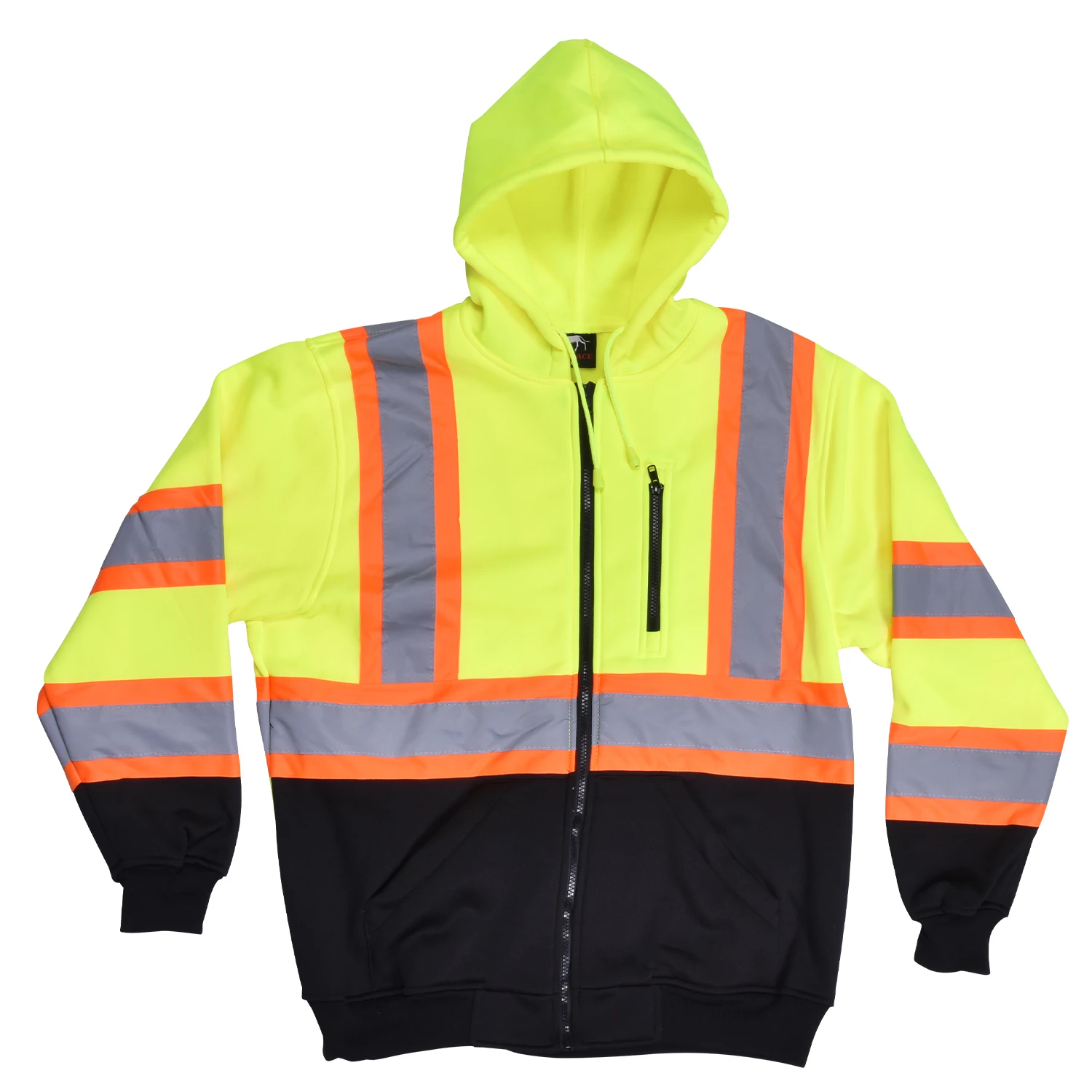 Fonirra ANSI Grade3 pullover high visibility jacket reflective mens hoodies safety sweatshirts